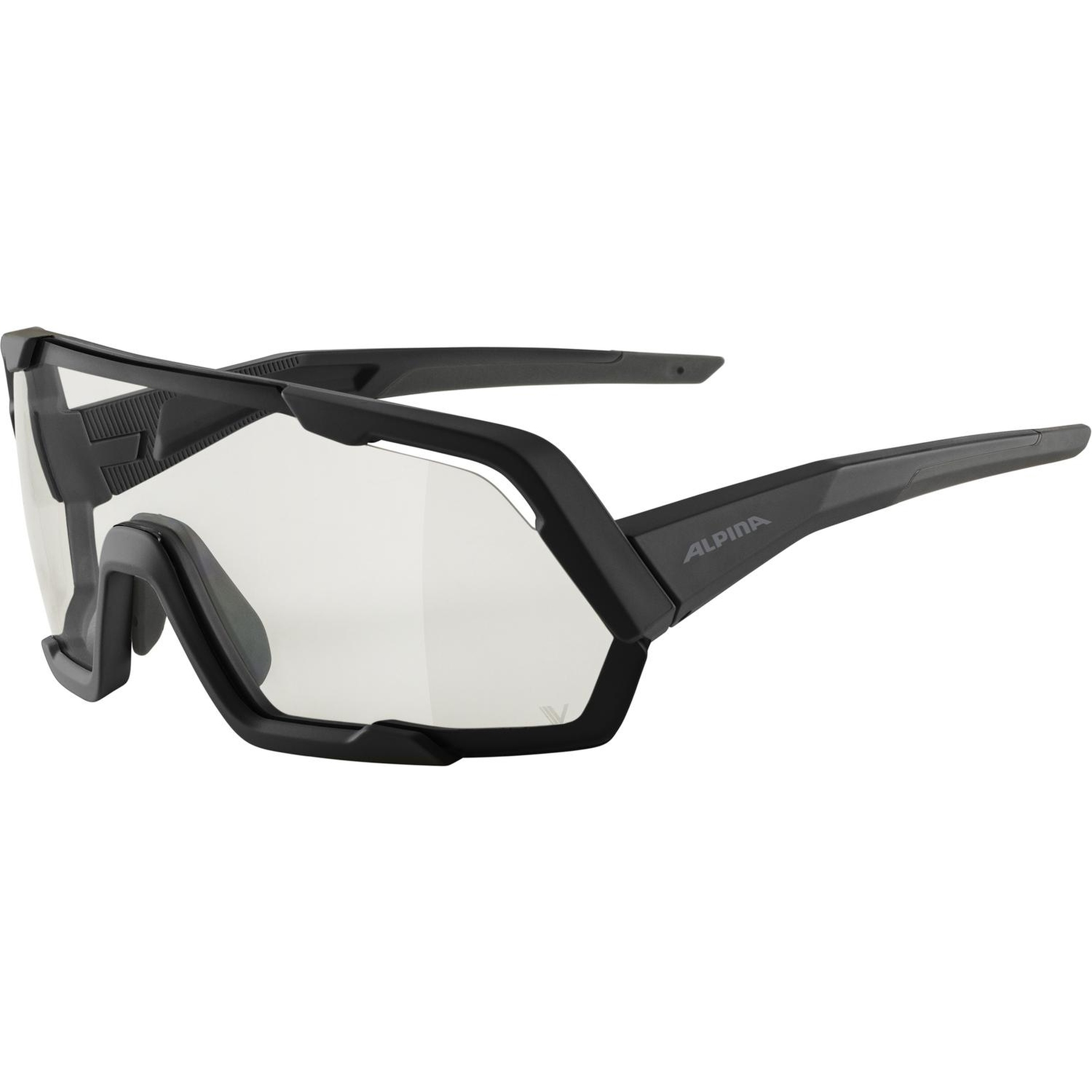 Productfoto van Alpina Rocket V Glasses - black matt/Varioflex Clear