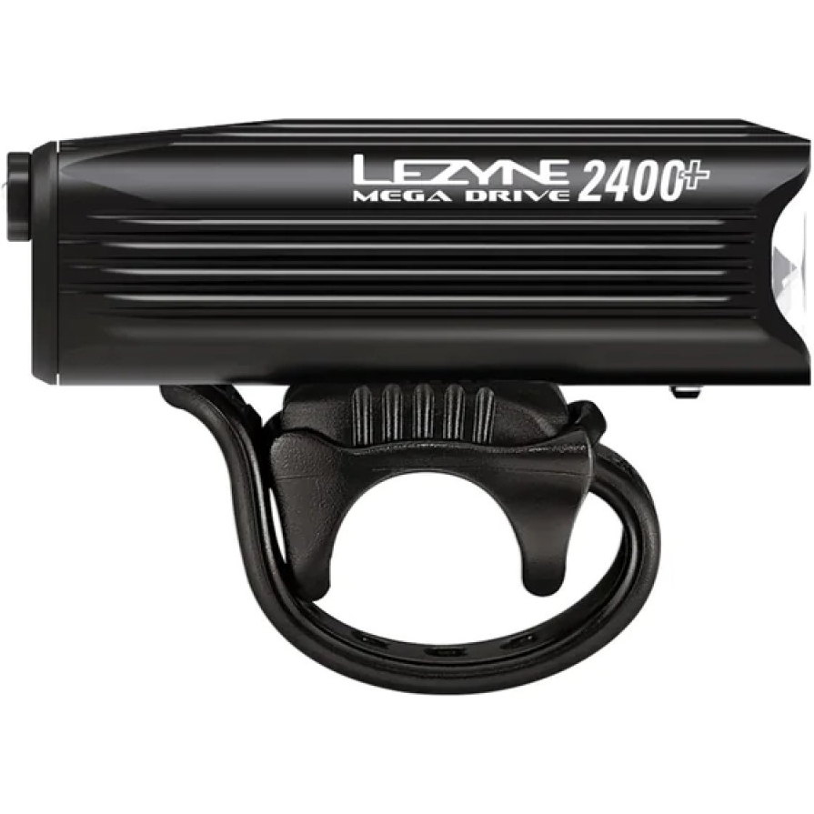 LEZYNE MEGA DRIVE 2400+ ブラック Lezyne Mega Drive 2400+ Loaded Kit Fietslamp Vooraan - zwart | BIKE24