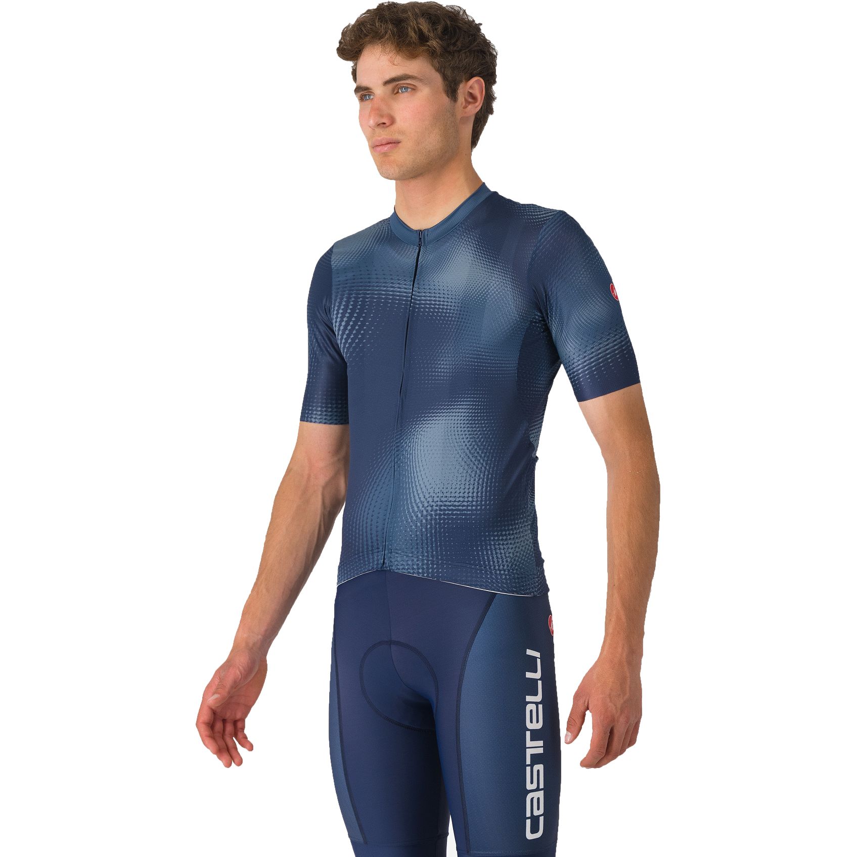 Produktbild von Castelli Vortice Kurzarmtrikot Herren - belgian blue/light steel blue 424