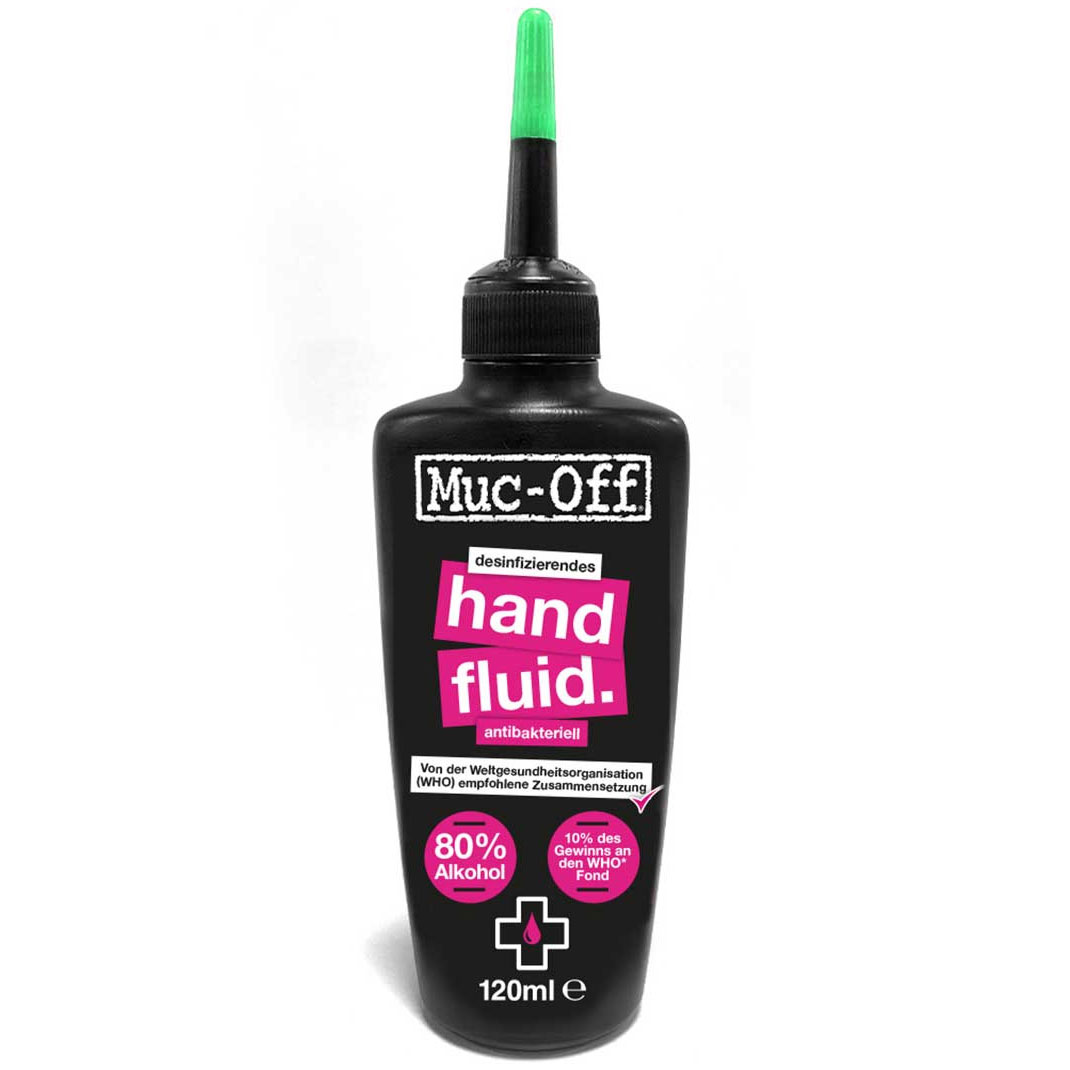 Productfoto van Muc-Off Antibacterial Hand Sanitiser Fluid - 120ml