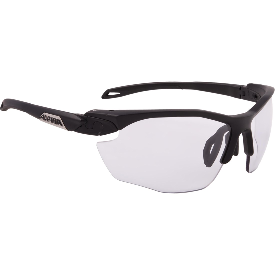 Produktbild von Alpina Twist Five HR V Brille - black matt/Varioflex black