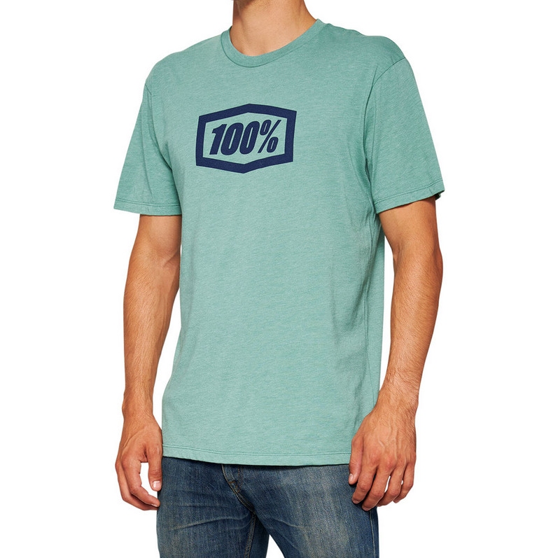 Picture of 100% Icon T-Shirt - ocean blue heather