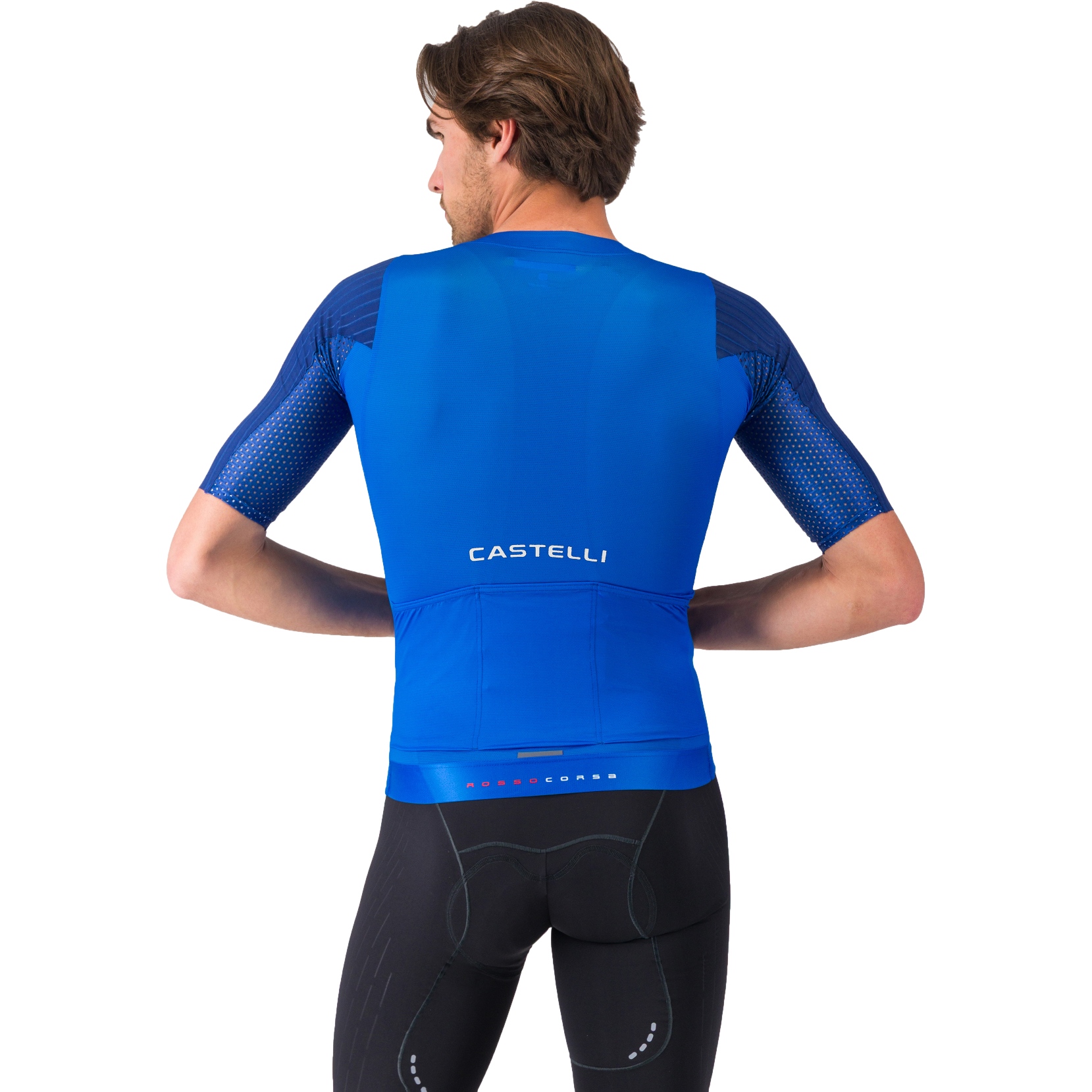 Castelli Aero Race 8S Jersey Men - azzurro italia 458 | BIKE24