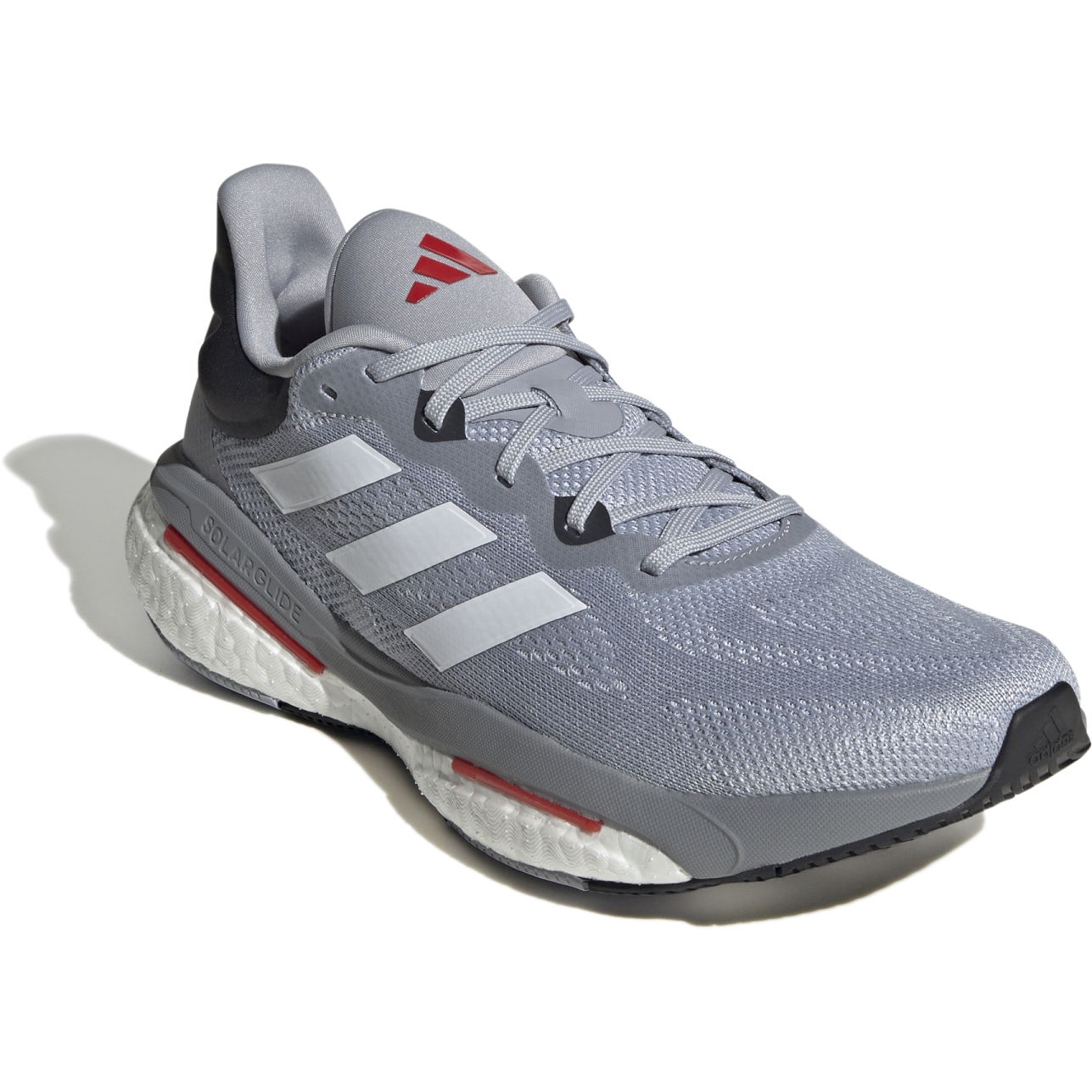 adidas Solarglide 6 Running Shoes Men - halo silver/cloud white/better  scarlet HP9813