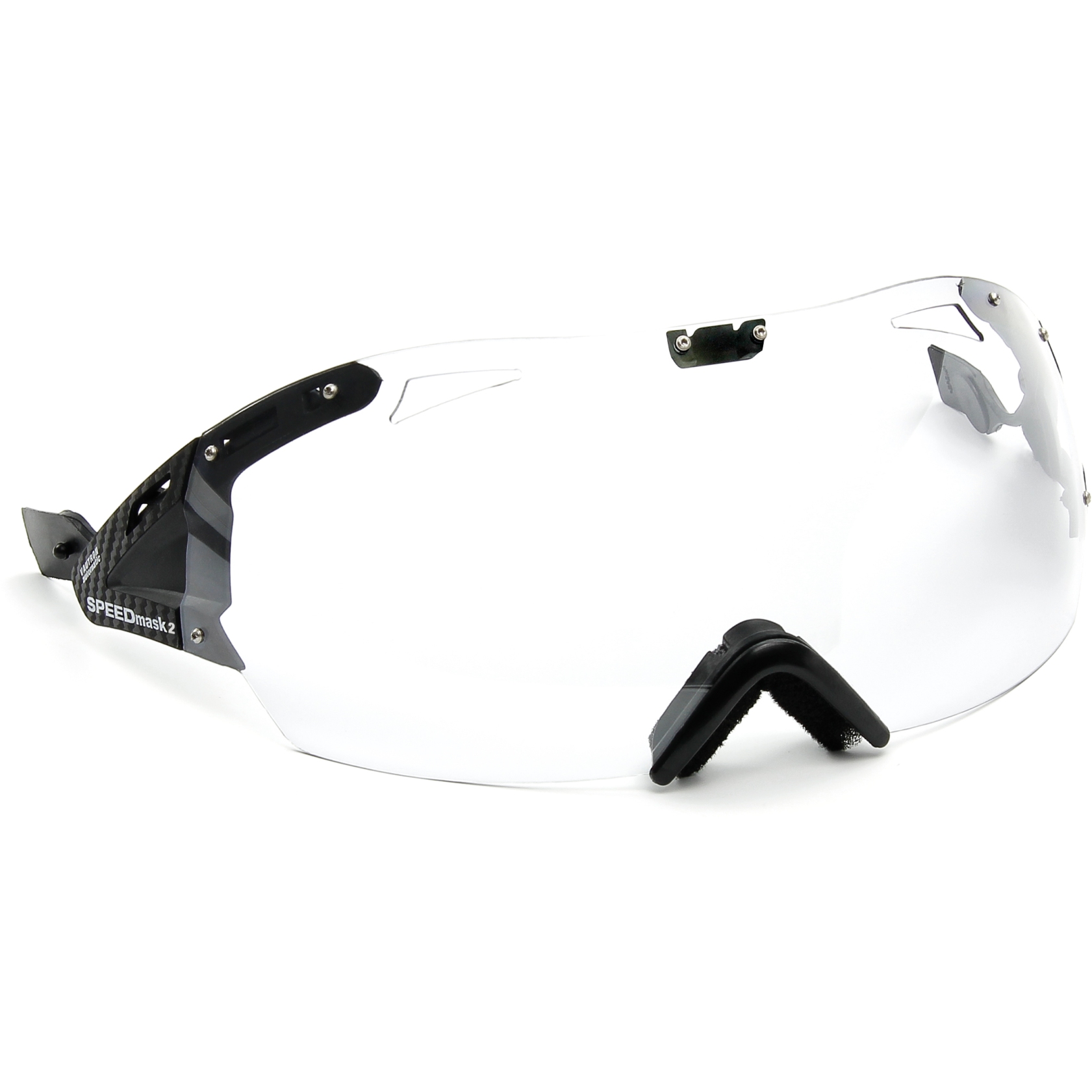 Visière Casque Casco Speed - Noir Gris Pour Casques Aéro