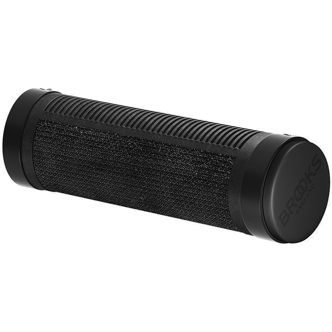 Image of Brooks Cambium Rubber Grips for Twist Shifter 100/100 mm - all black