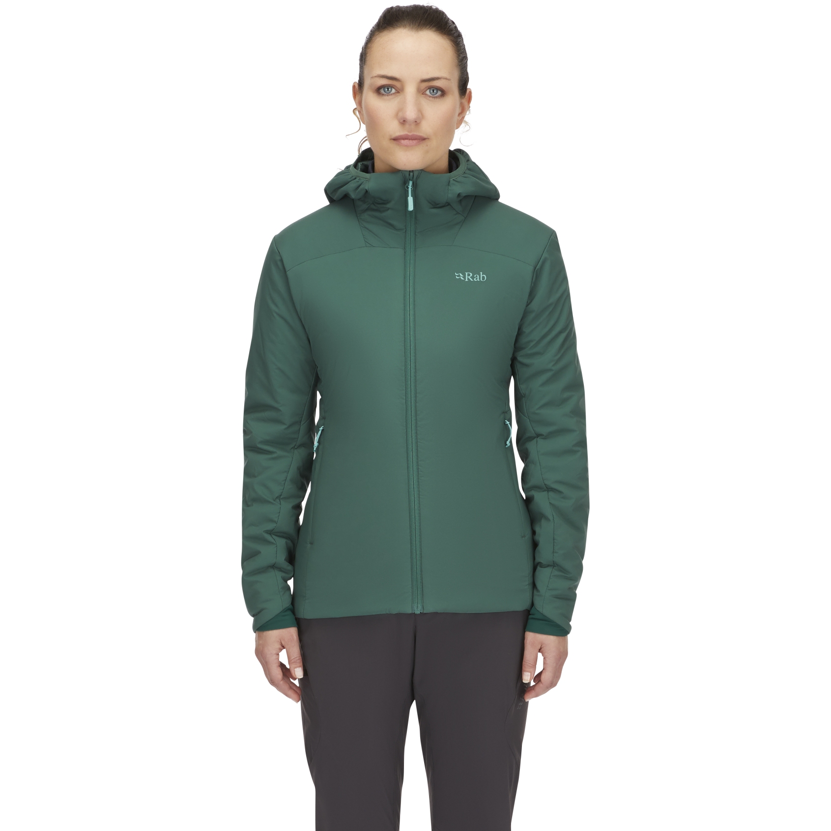 Productfoto van Rab Xenair Alpine Light Jas Dames - green slate