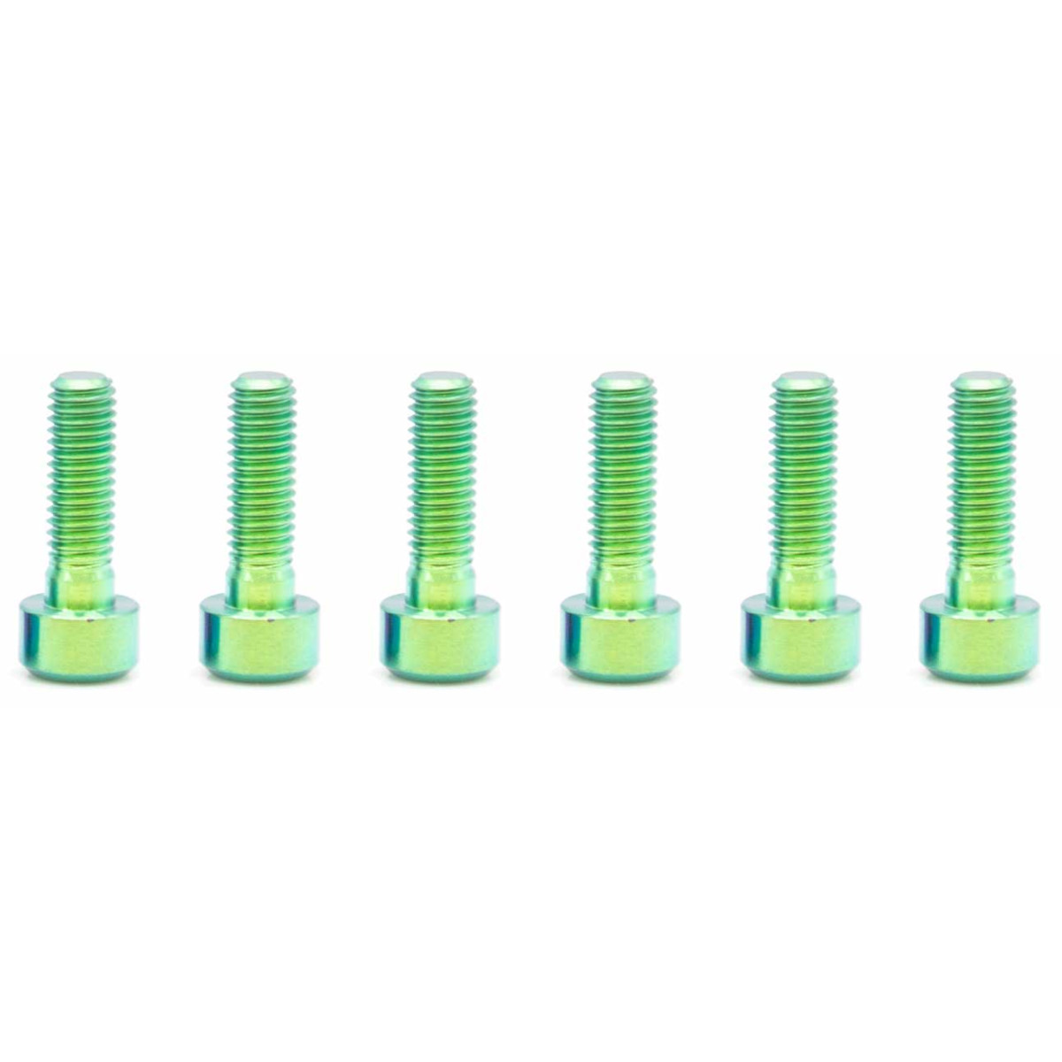 Produktbild von OAK Components Titanschrauben Set - M5x16mm - grün