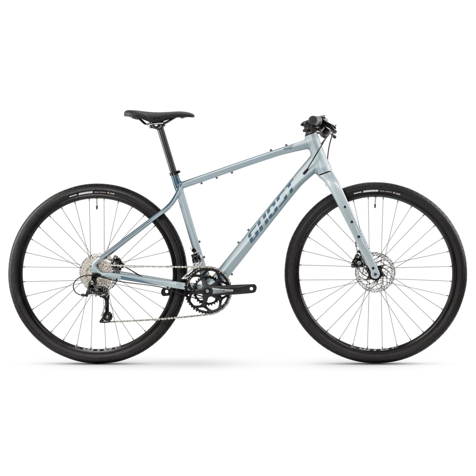 Productfoto van Ghost URBAN ASKET - Gravel Bike - 2024 - metallic light grey / shark blue