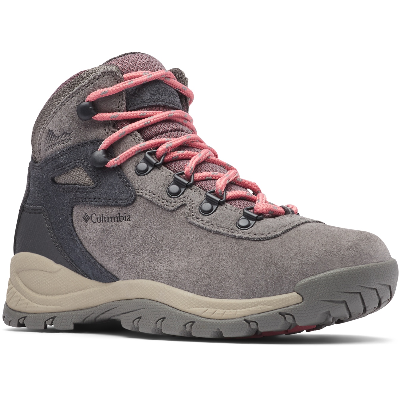 Picture of Columbia Newton Ridge Plus Amped Waterproof Hiking Shoes Women - Stratus/Canyon Rose