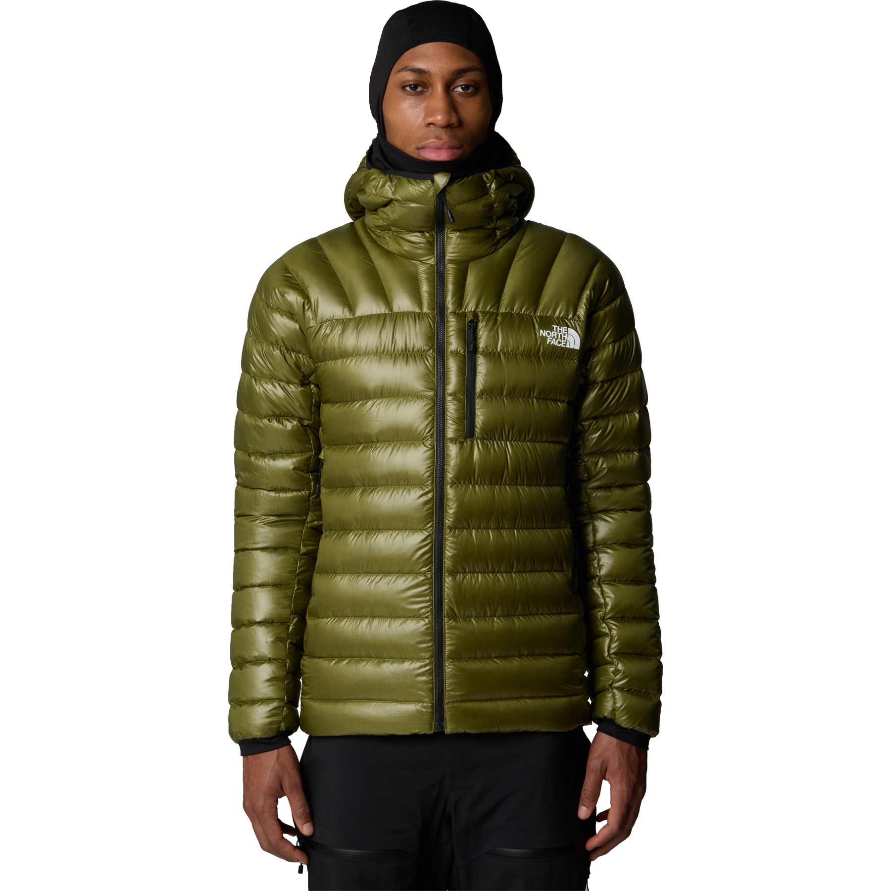 The North Face Summit Breithorn Hooded Down Jacket Men Forest Olive BIKE24