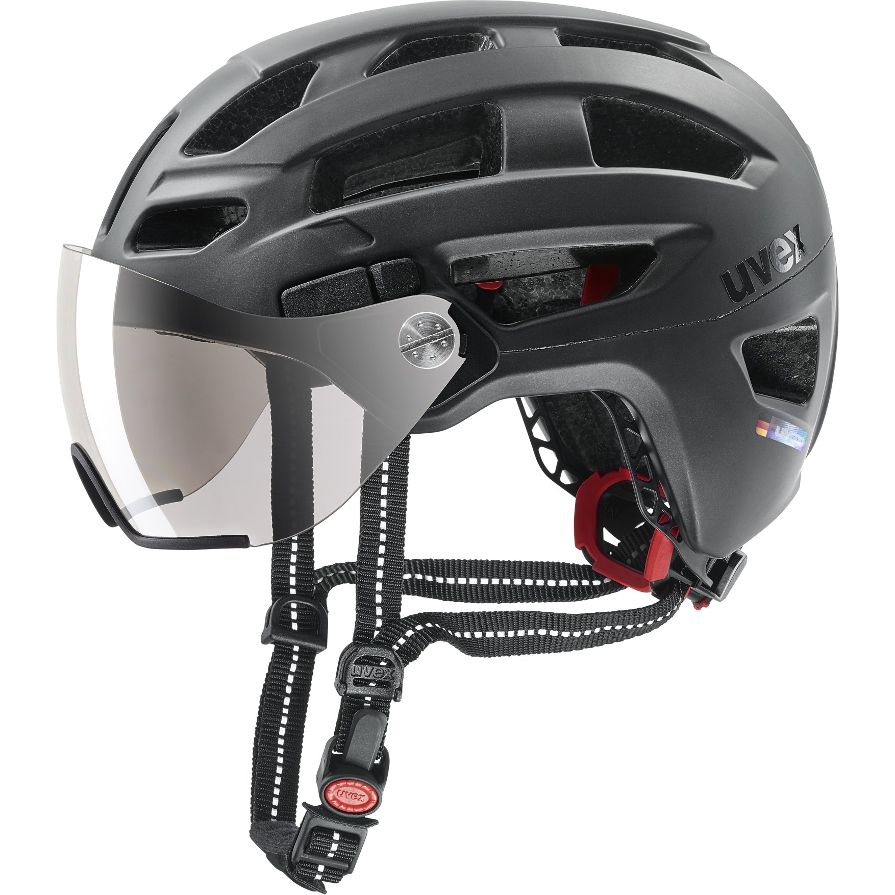 Produktbild von Uvex finale visor Helm - schwarz matt