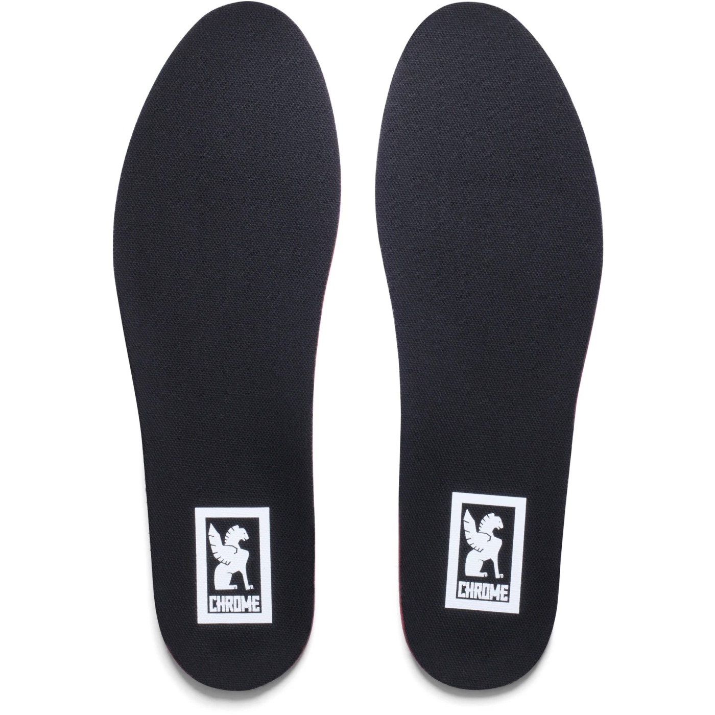 Picture of CHROME Power Pedal Footbed Insoles - Black/Red