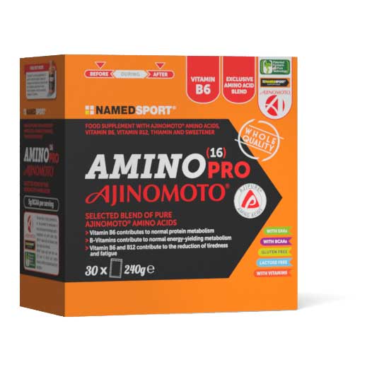 Photo produit de NAMEDSPORT Amino(16)Pro Ajinomoto -  Food Supplement - 30x8g