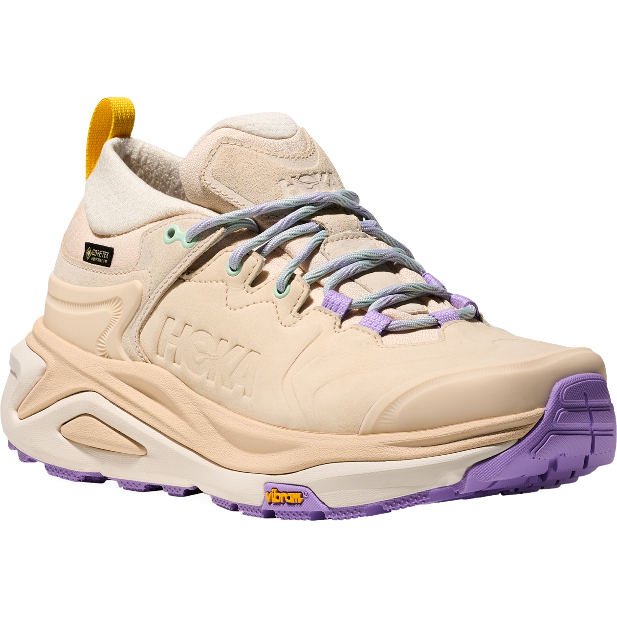 Bild von Hoka Kaha 3 Low GTX Wanderschuhe Damen - vanilla / mint fluorite