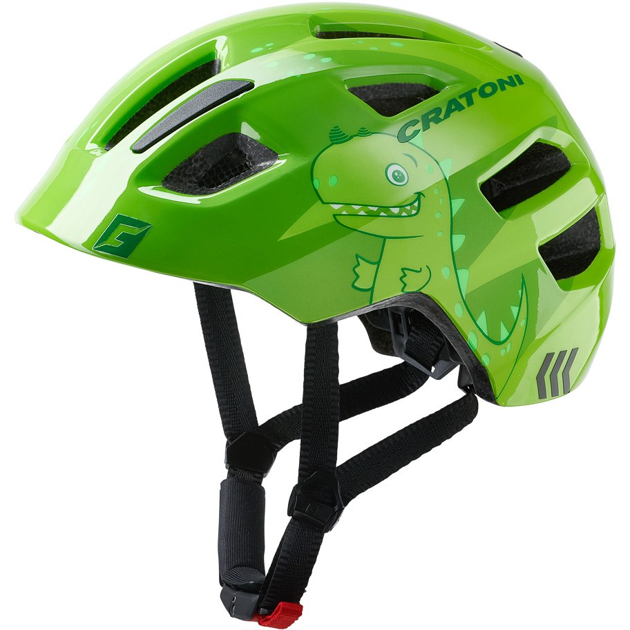 Picture of CRATONI Maxster Kids Helmet - dino green glossy