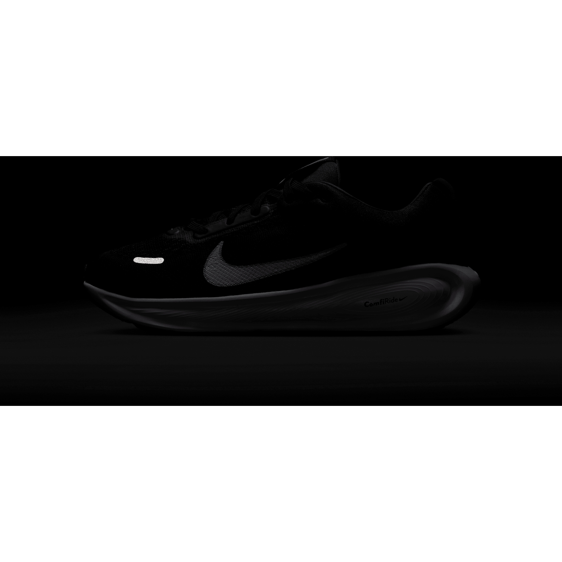 nike pure black sneakers