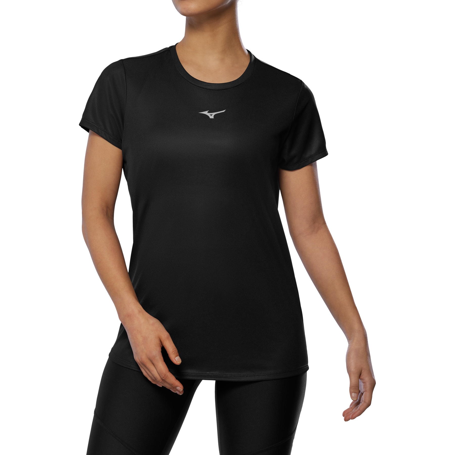 Bild von Mizuno Core Graphic T-Shirt Damen - Black Oni