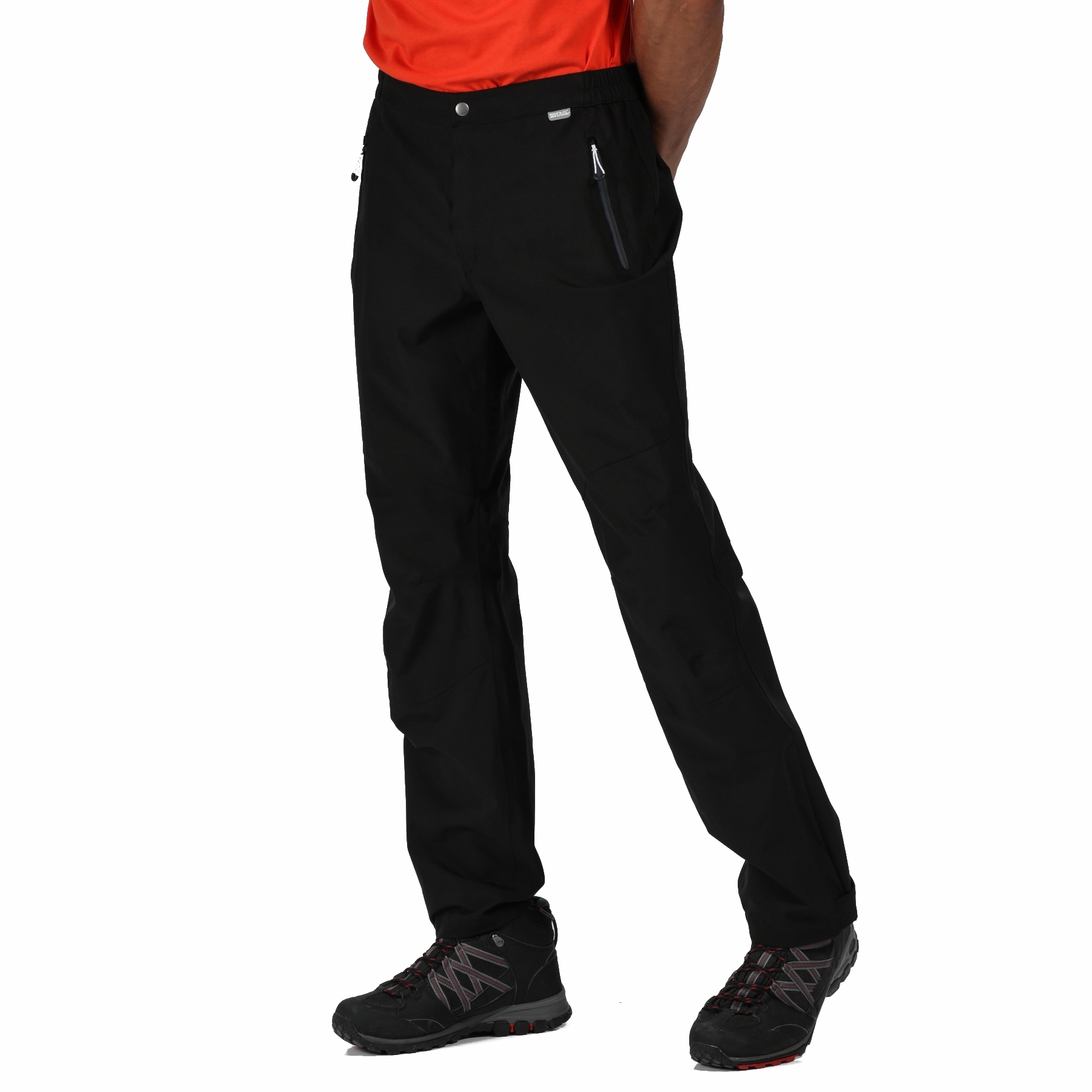 Picture of Regatta Highton Stretch Overtrousers - Black 800