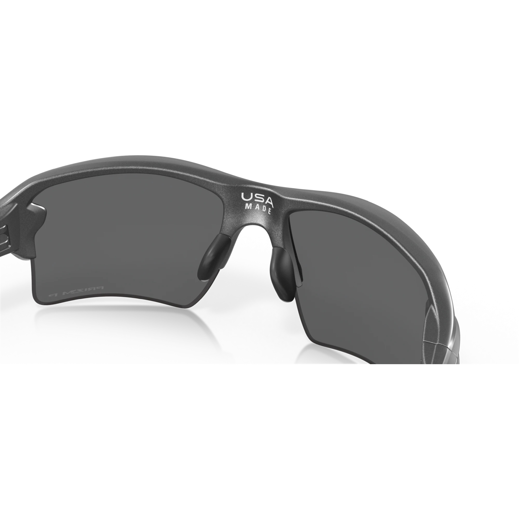 New Oakley FLAK 2.0 XL 9188-F859 Sunglasses Matte Steel w/ Prizm Black  Polarized