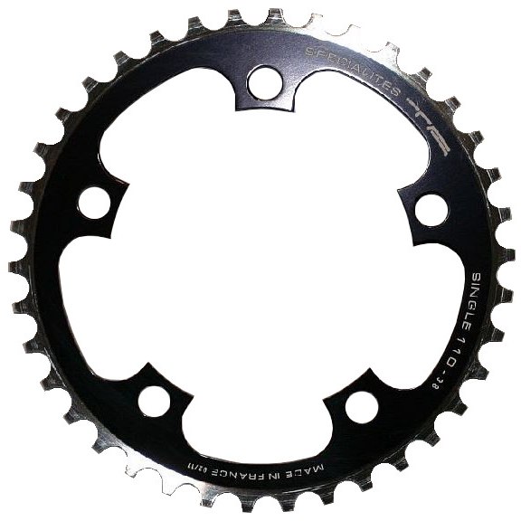 Productfoto van TA Specialites Single Chainring Road 110mm Compact - black