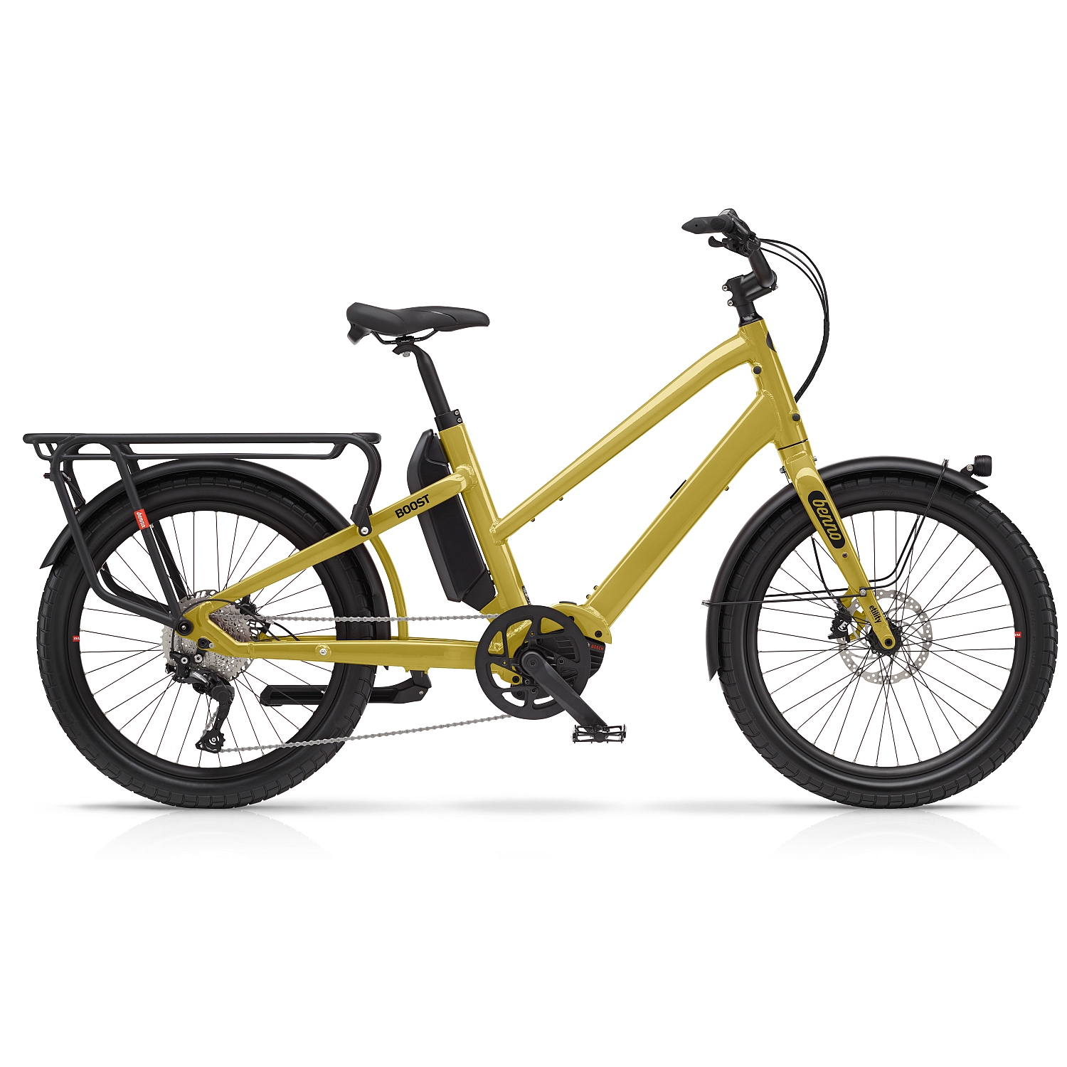 Picture of Benno Bikes BOOST E 10D CX - 24&quot; Women Electric Cargo Bike - 2023 - Wasabi Green