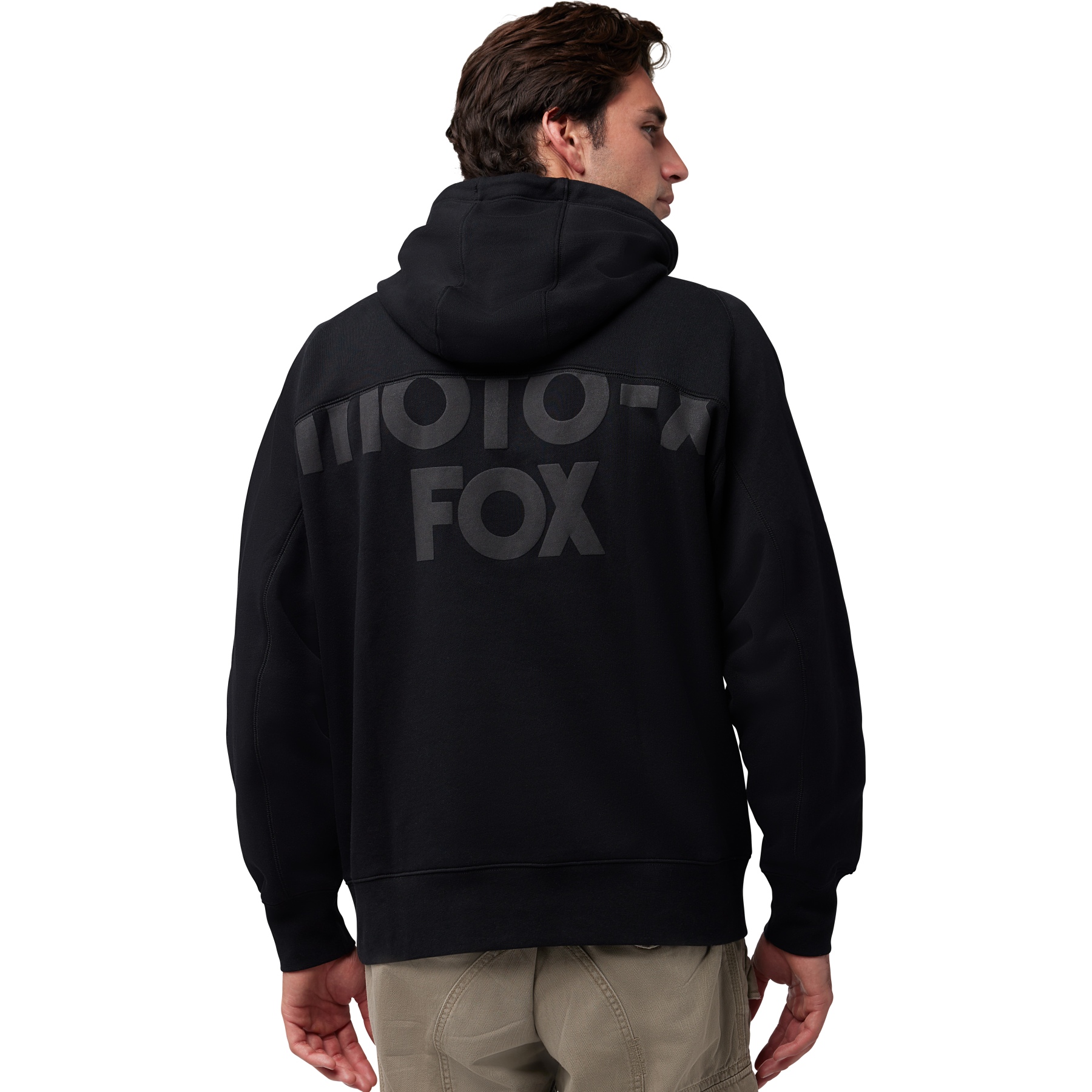 FOX Moto-X Oversized Fleece Hoodie Men - black | BIKE24