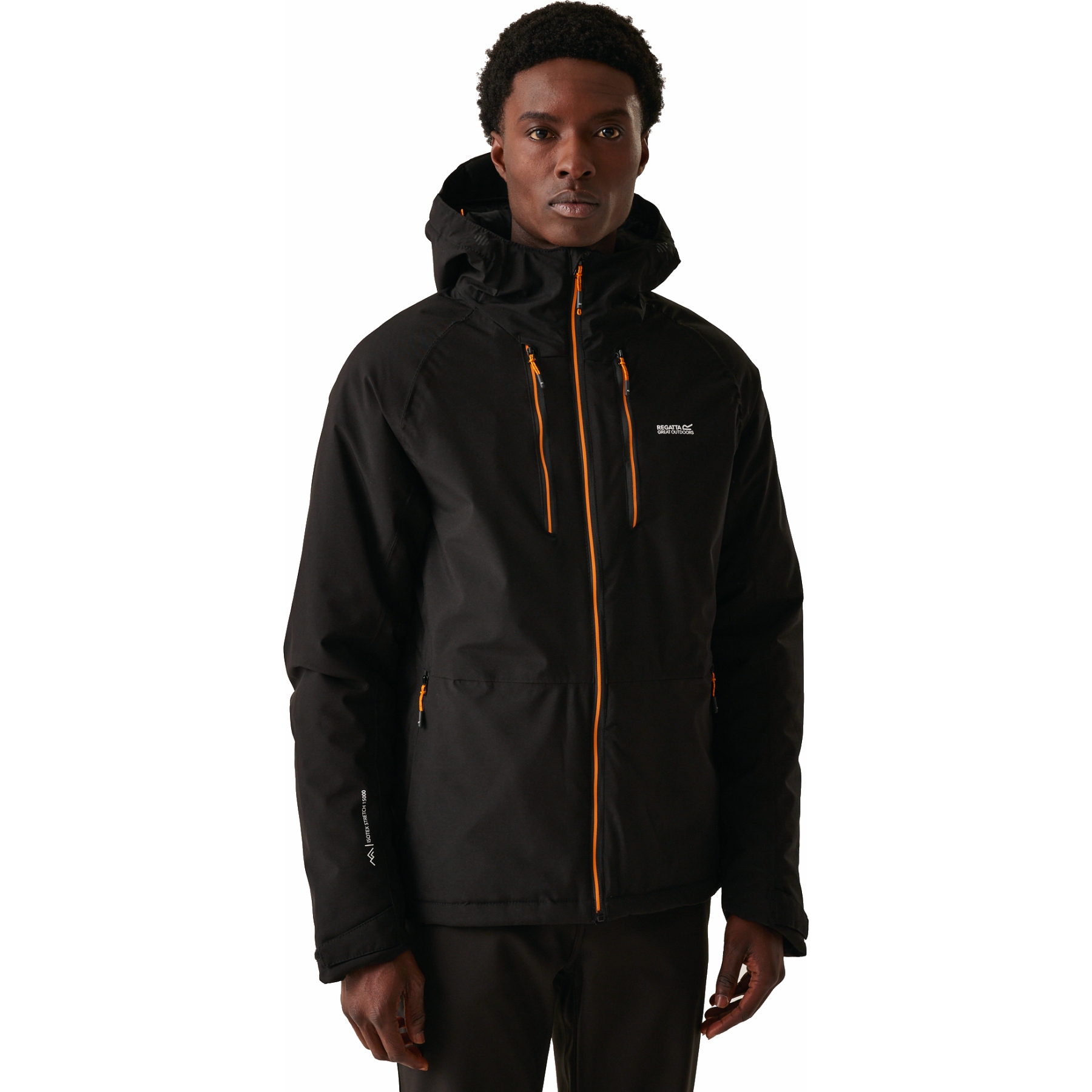 Foto de Regatta Chaqueta Acolchado Hombre - Highton Stretch III - Black/Fox 07Y