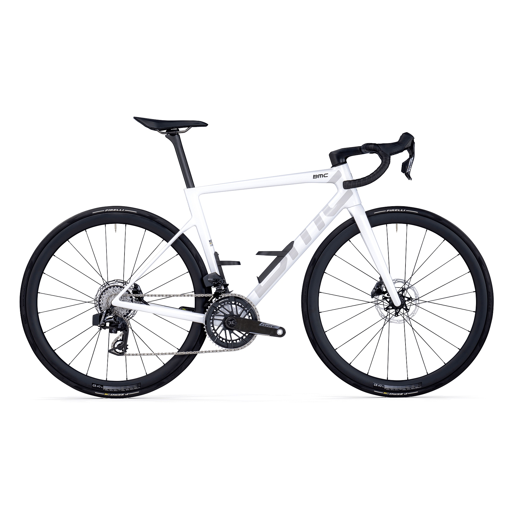 Image de BMC Vélo Route Carbone - TEAMMACHINE SLR 01 THREE - 2026 - metallic white / silver
