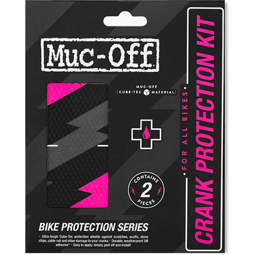 Foto van Muc-Off Crank Protection Kit - bolt/pink