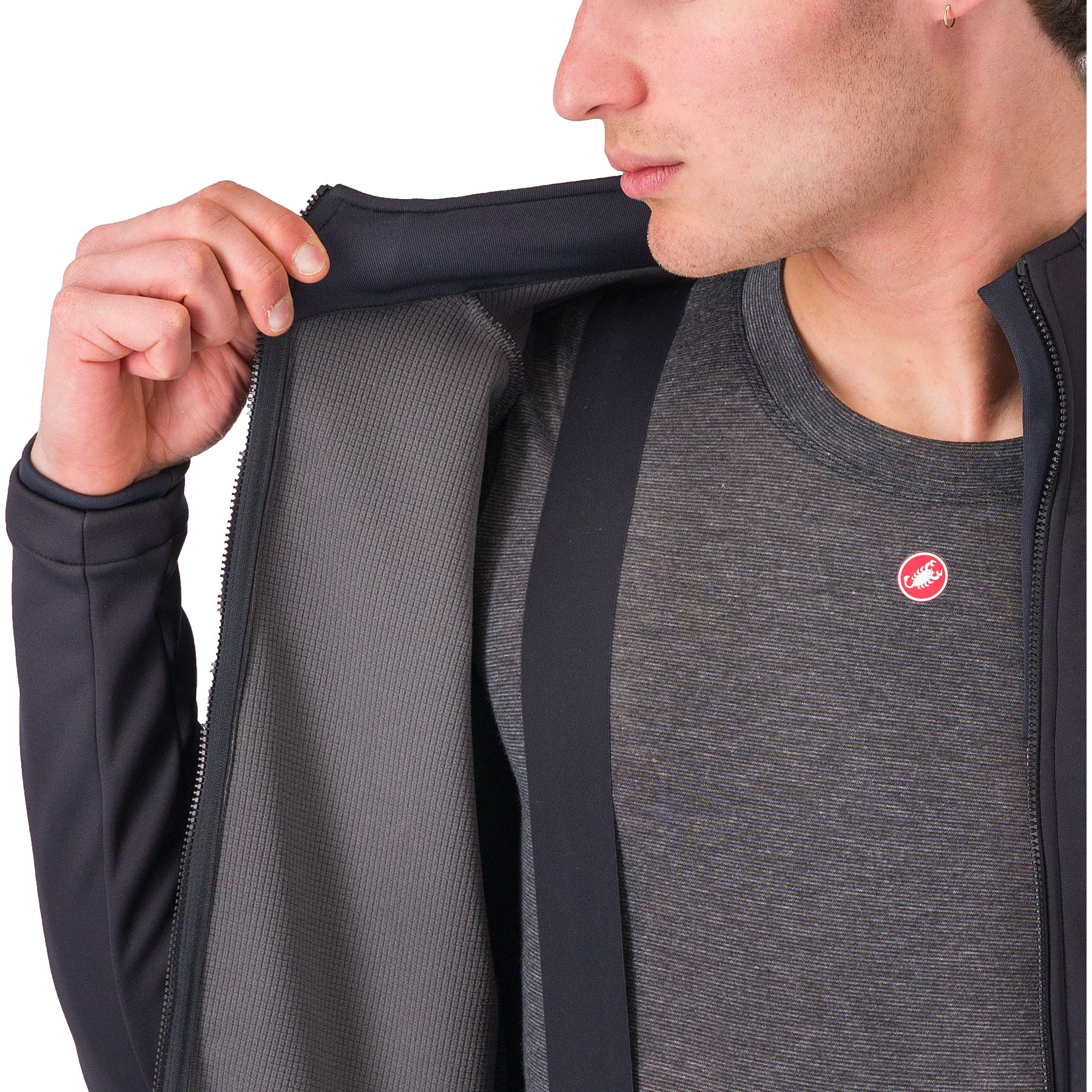 Castelli Competizione Jacket Men - light black 085 | BIKE24