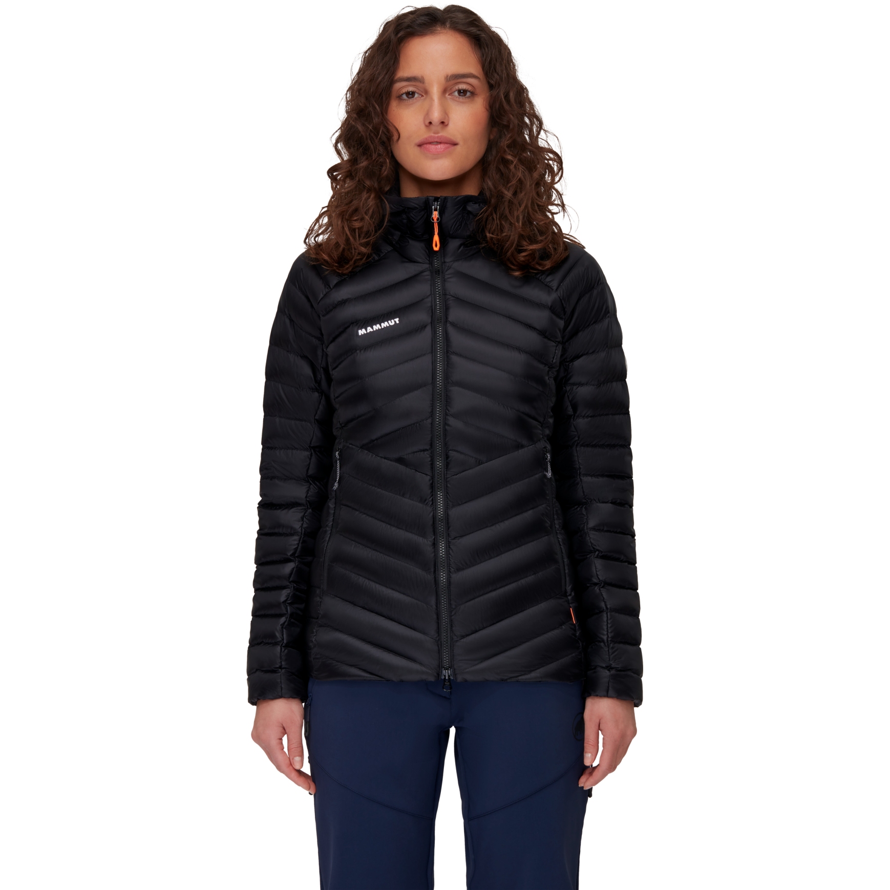 Produktbild von Mammut Broad Peak Isolationsjacke mit Kapuze Damen - schwarz