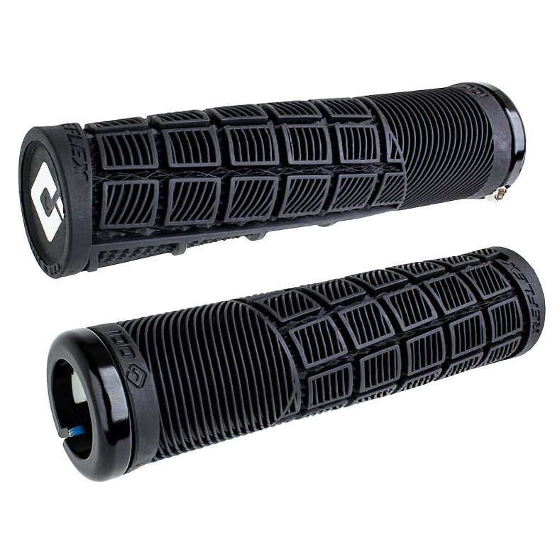 Produktbild von ODI Reflex V2.1 - Lock-On Griffe | 33.5 x 135mm - schwarz/schwarz