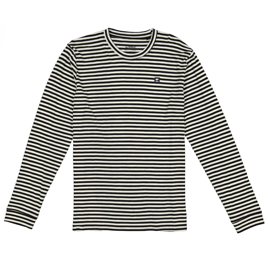 Zdjęcie: Mons Royale Icon Merino Air-Con Long Sleeve Men - stripe