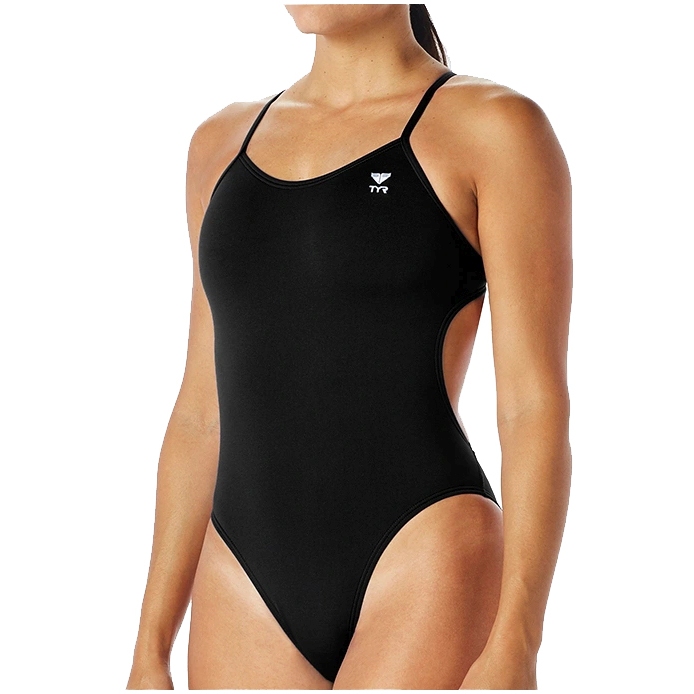 Picture of TYR Solid Durafast Elite Cutoutfit Swimsuit - black