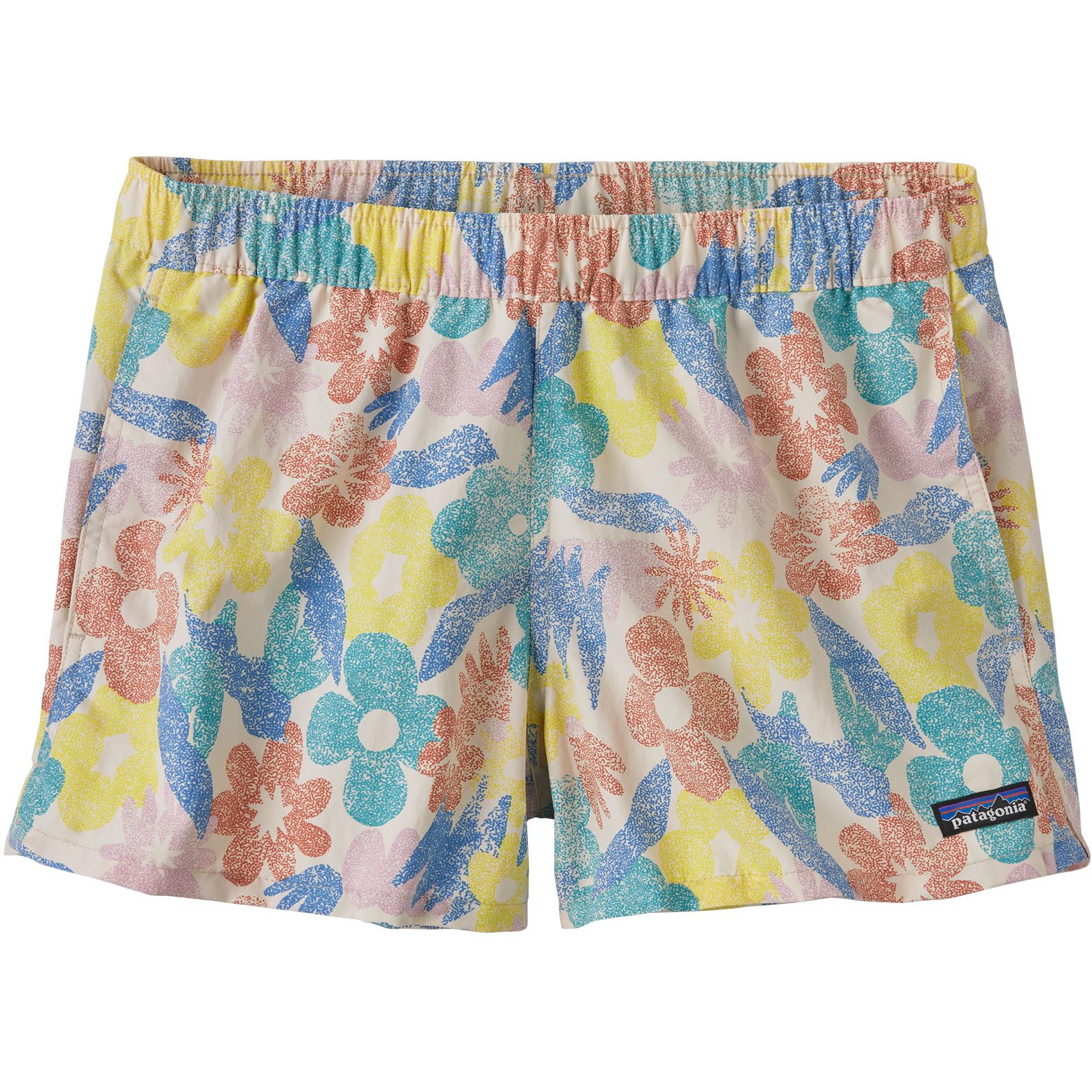 Produktbild von Patagonia Barely Baggies Shorts 2 1/2&quot; Damen - Channeling Spring: Natural