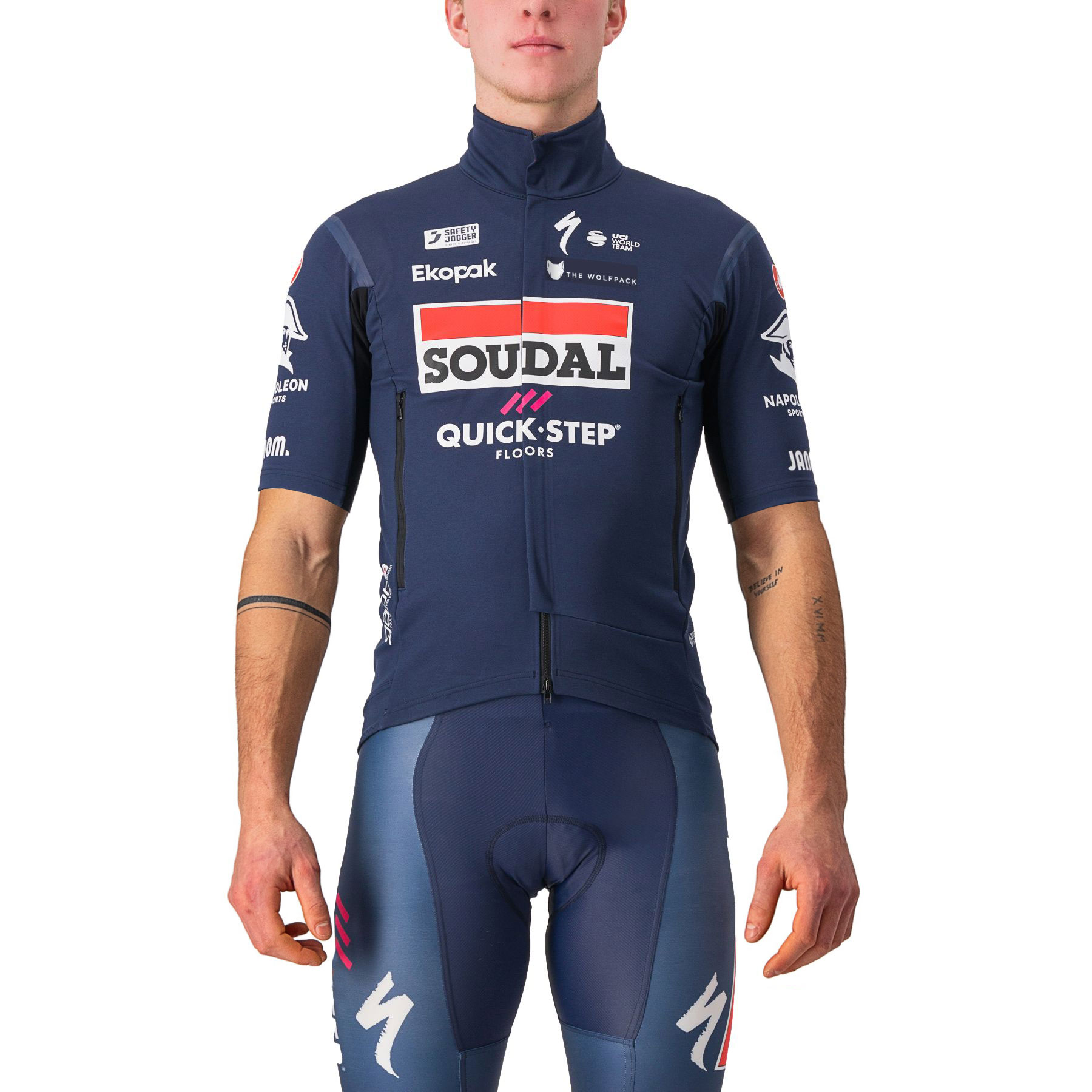 Produktbild von Castelli Gabba RoS 2 Team Soudal Quick-Step Kurzarm-Jacke Herren - belgian blue 424
