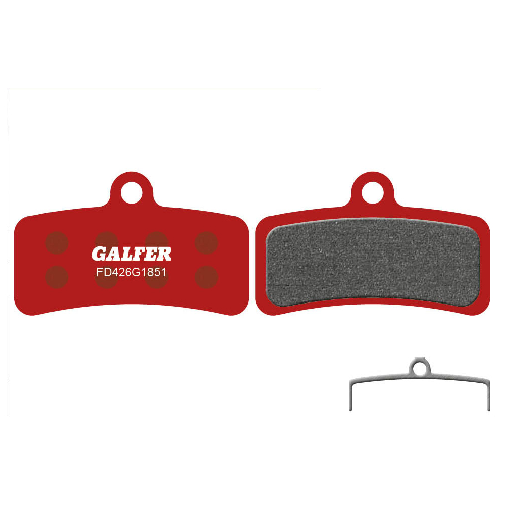 Productfoto van Galfer Advanced G1851 Disc Brake Pads - FD426 | Shimano Saint, ZEE, XTR, XT, SLX, Deore (4 Pistons)