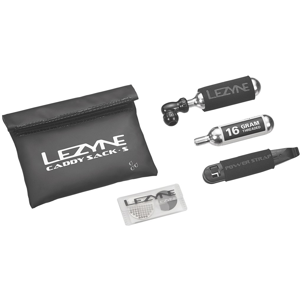 Image of Lezyne Caddy Kit CO2 Cartridge Pump + Tire Repair Kit