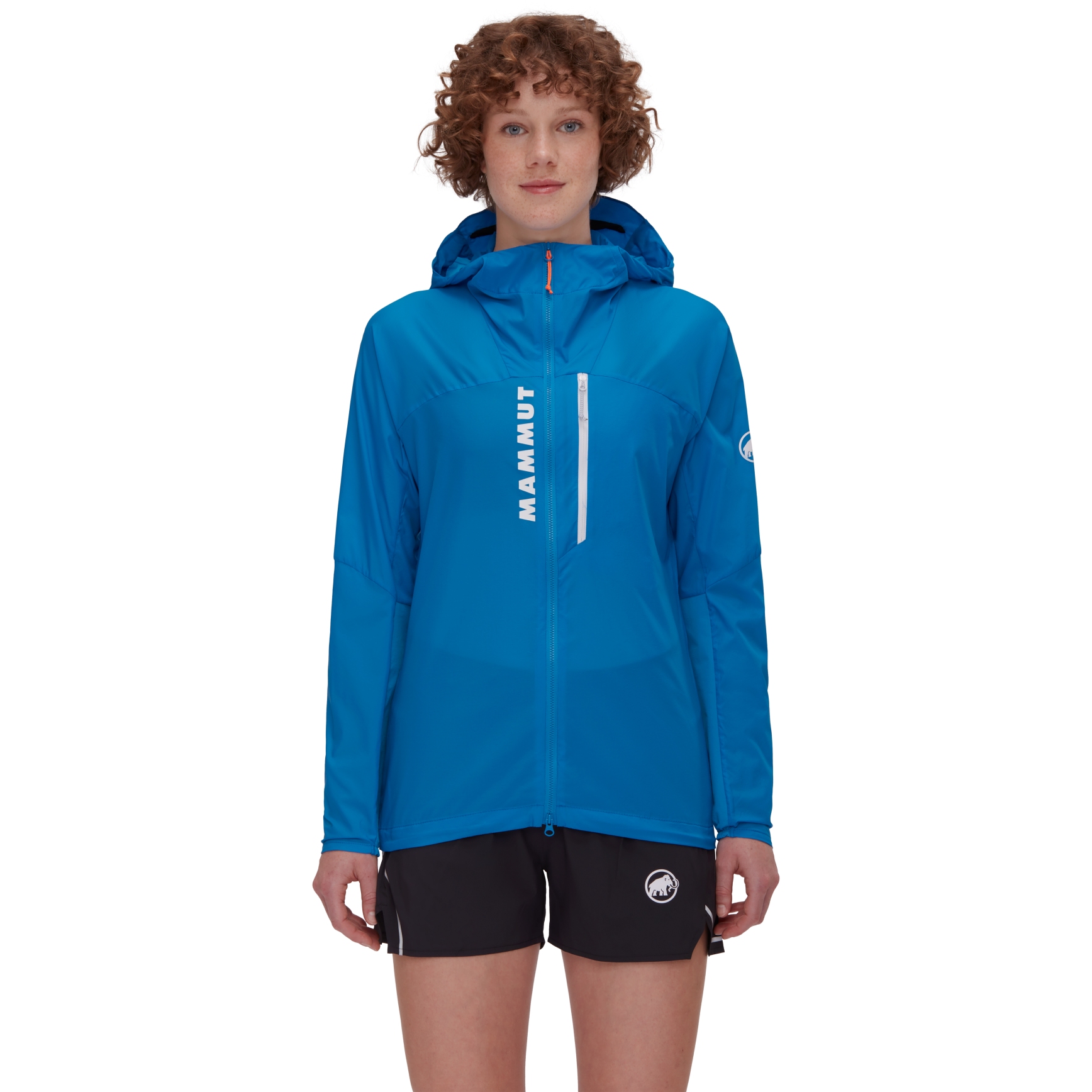 Produktbild von Mammut Aenergy Windbreaker Jacke mit Kapuze Damen - glacier blue