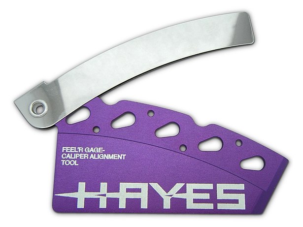 Picture of Hayes &quot;Feel&#039;r Gage&quot; Caliper Alignment Tool