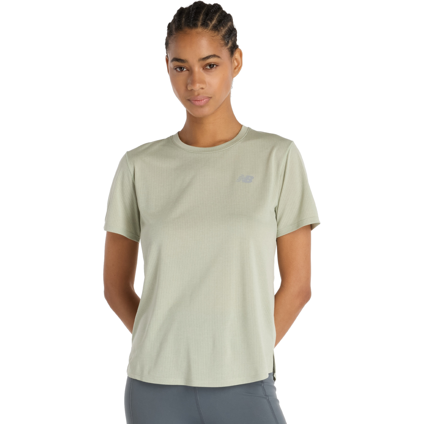 Produktbild von New Balance Athletics T-Shirt Damen - Garter Snake Heather