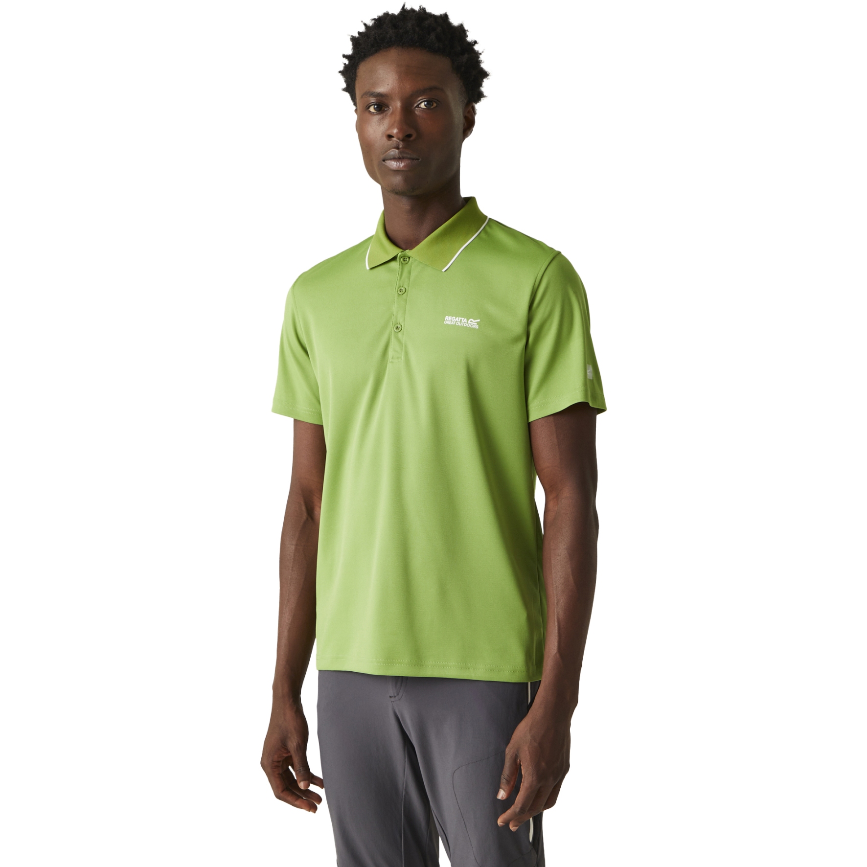 Produktbild von Regatta Maverik V Polo-Shirt Herren - Piquant Green BLV