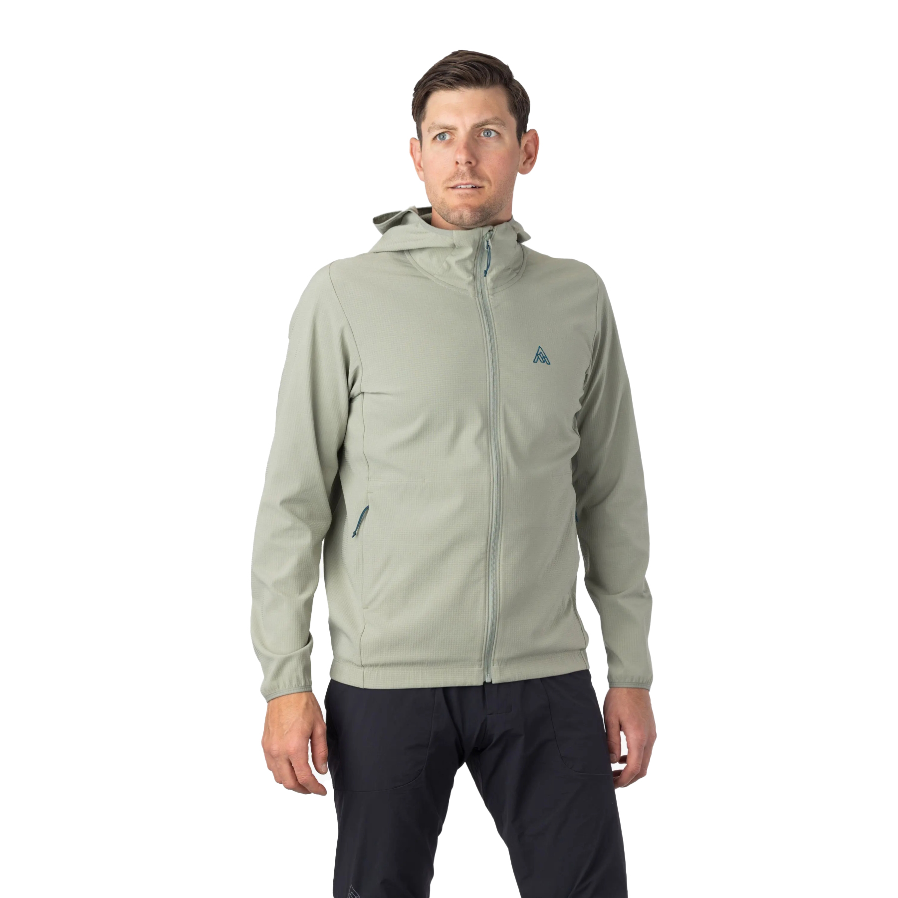 мужская толстовка с капюшоном из еловой ткани 7mesh - Shadow