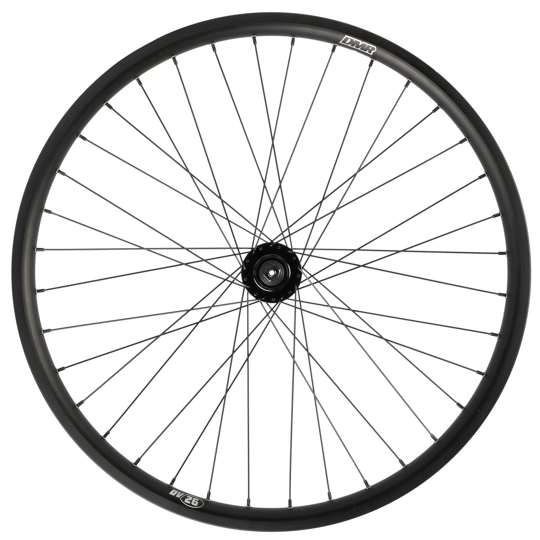 Productfoto van DMR Comp 26 Inch MTB Front Wheel - 6-Bolt - QR - black/black