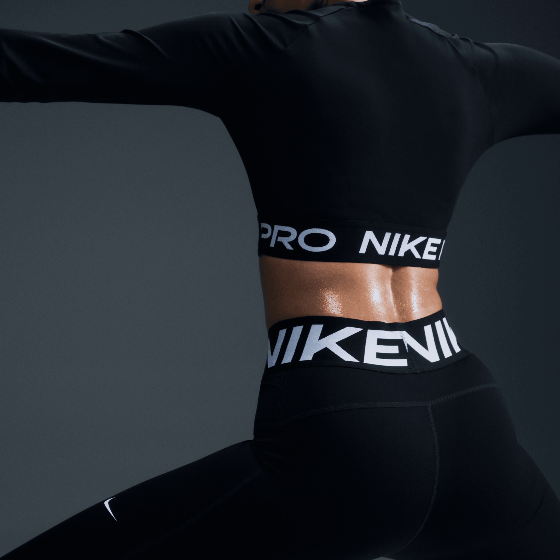 Nike Pro Sculpt Tights Damen black white FV7382 010 BIKE24