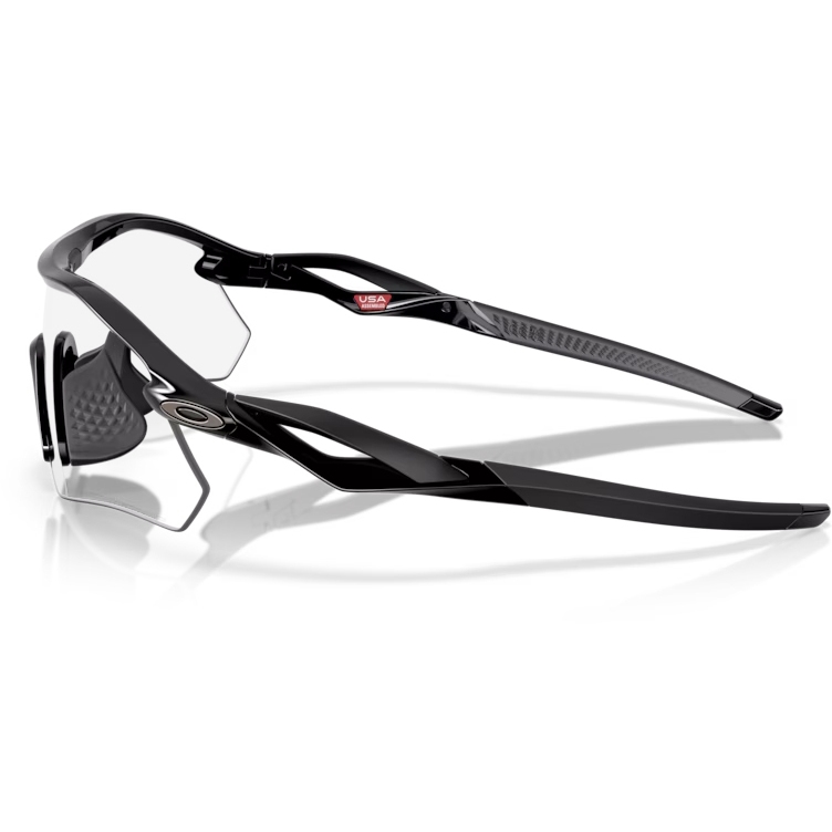 Oakley Radar Plate Glasses - Polished Black/Clear - Black Iridium
