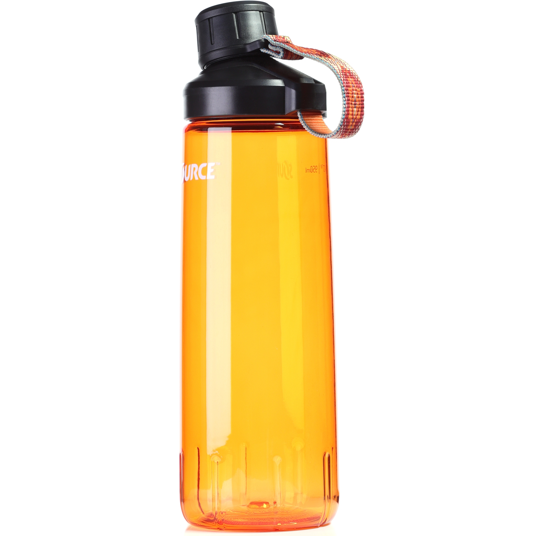 Produktbild von Source Act Tritan Clickseal Trinkflasche - 0.95L - amber orange / strap nepal