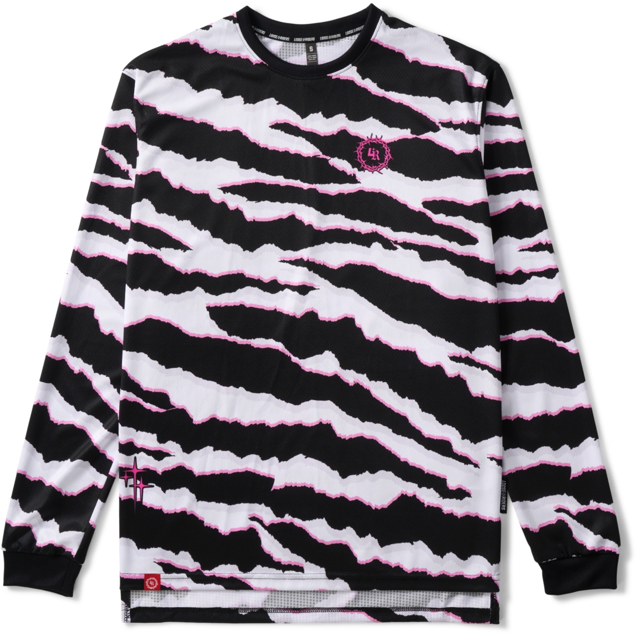Picture of Loose Riders Racing Long Sleeve Jersey Men - Vice White