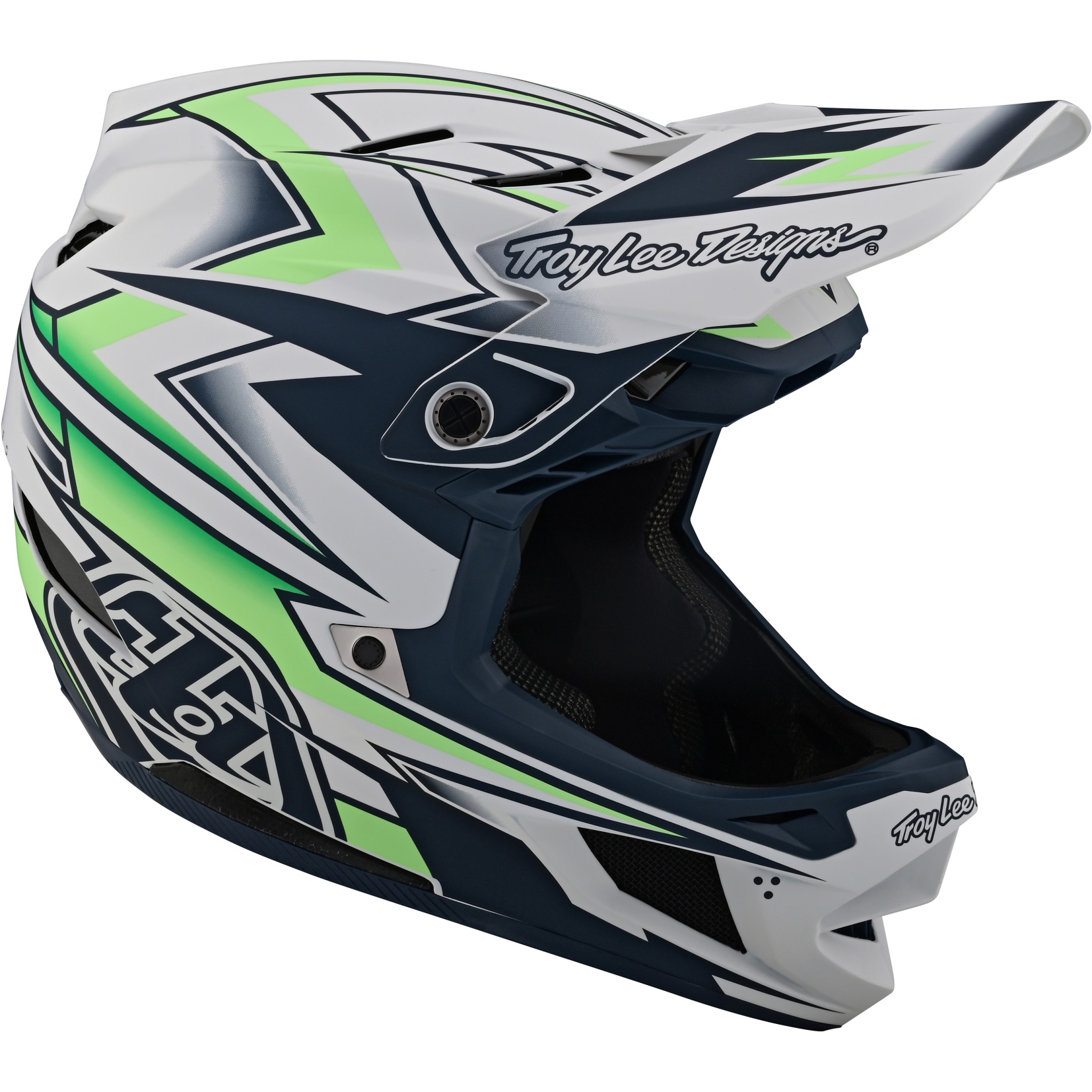 Picture of Troy Lee Designs D4 Composite MIPS Helmet - volt white